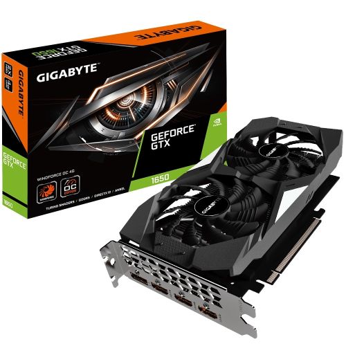 TARJETA DE VIDEO GIGABYTE GEFORCE GTX 1650 WINDFORCE OC 4G DDR5
