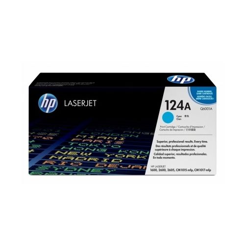 Cartucho de TONER HP 124A LaserJet-Cian COMPATIBLE