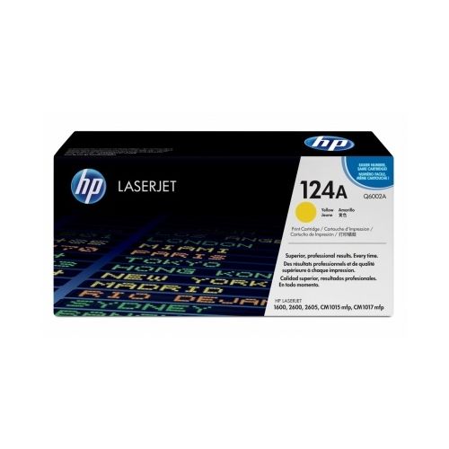 Cartucho de TONER HP 124A LaserJet-Amarillo COMPATIBLE