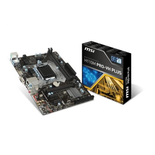 MOTHERBOARD MSI H110M PRO-VH PLUS 1151, 2 DDR4, MATX