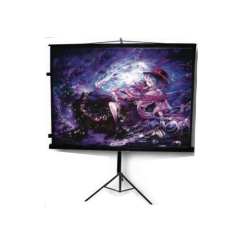 PANTALLA MULTIMEDIA SCREEN MST-244 BCO 136" DIAG 2.44X2.44m TRIPIE POR
