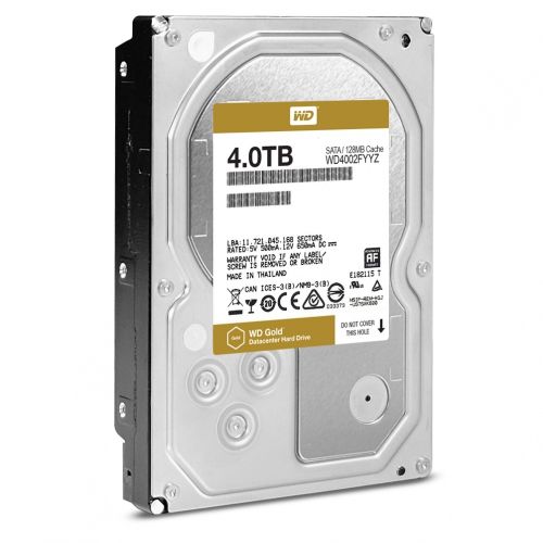 DISCO DURO 4TB SATA 3.5" WESTERN DIGITAL GOLD