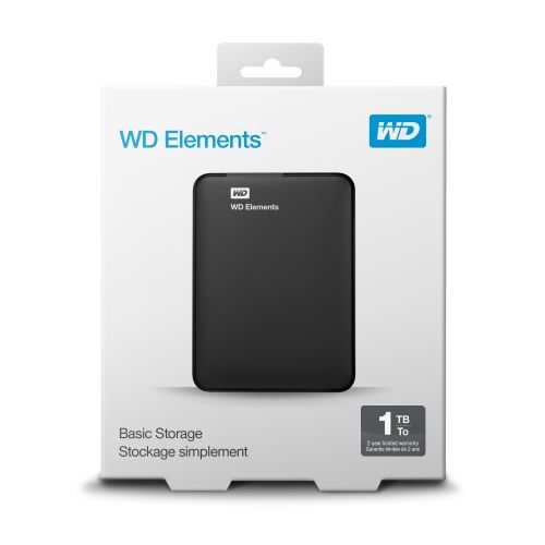 DISCO DURO EXT USB 1TB WD ELEMENTS NEGRO