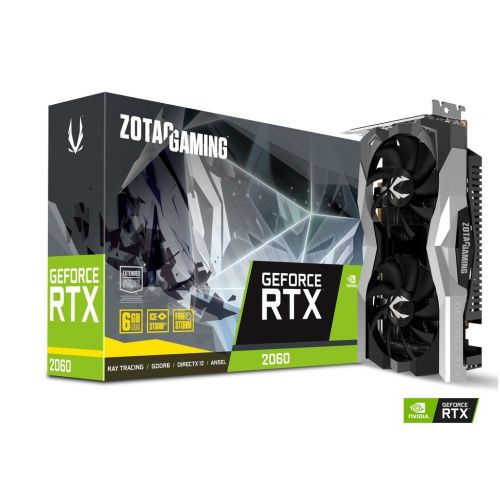 TARJETAS DE VIDEO ZOTAC GEFORCE RTX 2060 TWIN FAN 6GB/DDR6/192BI