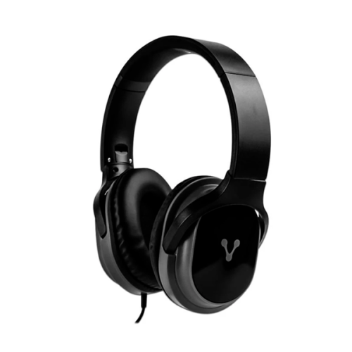 DIADEMA ALTA FIDELIDAD CON MIC VORAGO HP-301 UN SOLO JACK 3 5 NEGRA