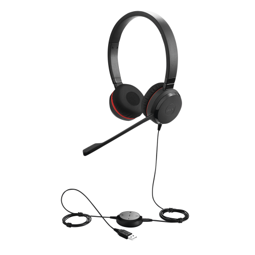 DIADEMA Jabra Evolve 30 Duo con conexión USB / 3.5mm