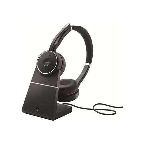 DIADEMA JABRA Evolve 75 Stereo MS, Charging stand & Link 370