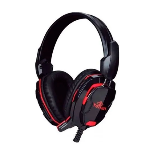 DIADEMA YEYIAN YH2000 TEMPEST LED 3 5MM PC CONS USB C MIC NEG C ROJO