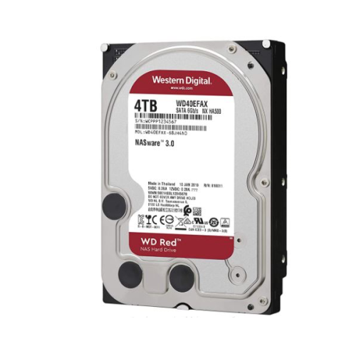 DISCO DURO INTERNO WD 4TB 3.5" WD40EFAX 256MB SATA3 5400RPM NAS RED