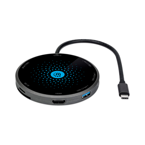 DOCKING MANHATTAN VIDEO USB C PD A HDMI 3XUSB-A LECT TARJ WI Qi 166560
