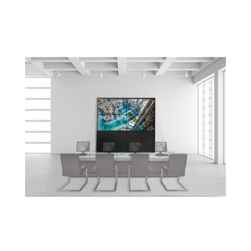 Kit Videowall 3x2 / Incluye 7 Pantallas de 55 / Incluye Decoder y Base de Piso