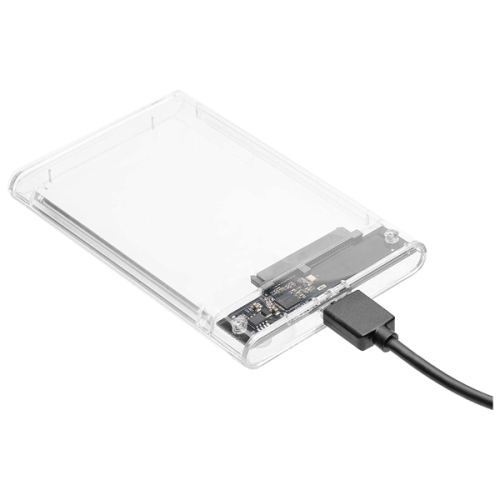 ENCLOSURE DISCO DURO GETTTECH 2 5 TRANSPARENTE GCE-U325-01