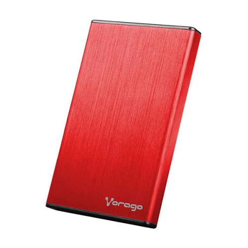 ENCLOSURE VORAGO HDD-201 ROJO DD 2 5 SATA USB 3 0