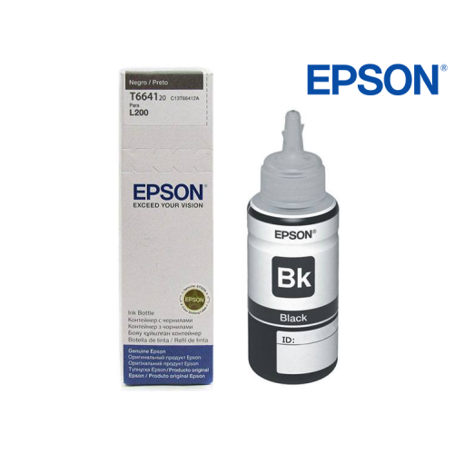 BOTELLA EPSON ECOTANK T664 NEGRA SERIE L 70ML (T664120-AL) 