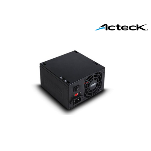 FUENTE DE PODER ACTECK AF-B500 SLIM 500W 24 PIN SATA NEGRO ES-05002 