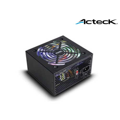 FUENTE DE PODER ACTECK AF-B600P 600W 2 SATA 24 PINES NEGRO ES-05003