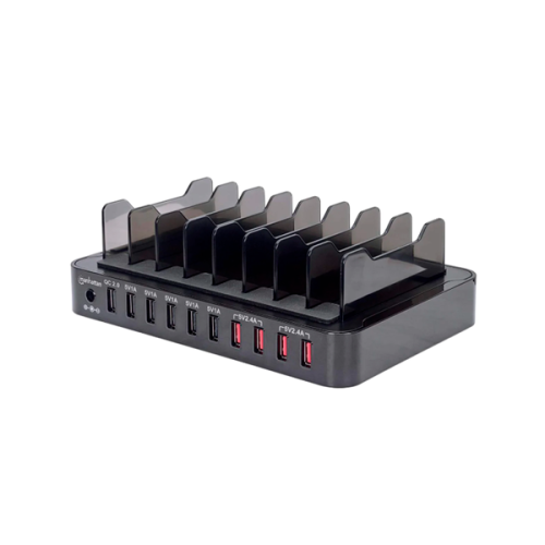 ESTACION DE CARGA MANHATTAN PARA 10 DISPOSITIVOS USB 180009