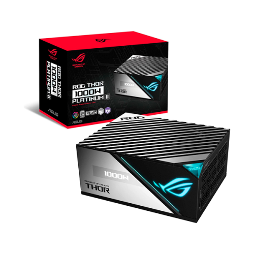 FUENTE DE PODER ASUS ROG-THOR-1000P2-GAMING 1000W PLATINUM II 80 PLUS