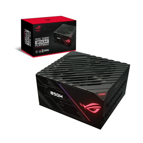 FUENTE DE PODER ASUS ROG-THOR-850P 80 PLUS PLATINUM 850W RGB OLED
