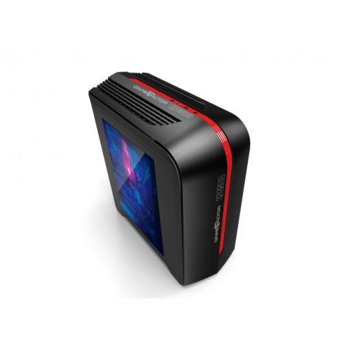 GABINETE GAME FACTOR CSG500 mATX RED, USB 3.0,1 VENT 120MM S/FTE CSG500