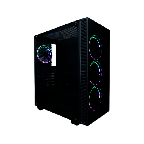 GABINETE BALAMRUSH ARGUS II ATX M-ATX M-ITX RGB 4xVENT NEGRO BR-931205