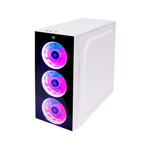 GABINETE BALAMRUSH DRAGONFLY BLANCO ATX/MATX 3FAN RGB USB3.0 BR-932813