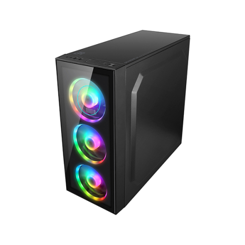 GABINETE BALAMRUSH DRAGONFLY NEGRO ATX/MATX 3FAN RGB USB 3.0 BR-929561