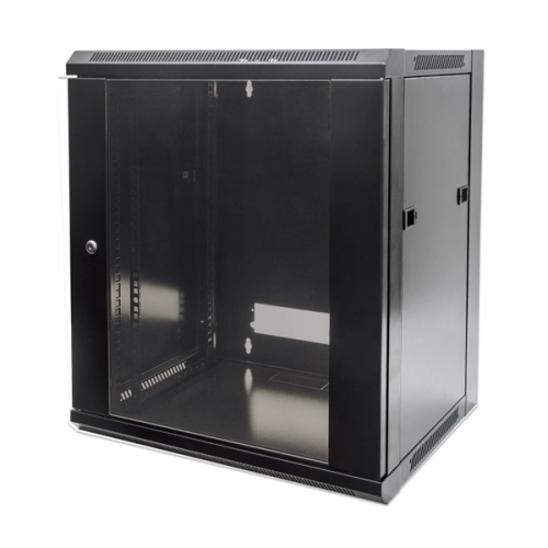 GABINETE DE 19 PARA PARED 6U INTELLINET FLATPACK NEGRO 711715