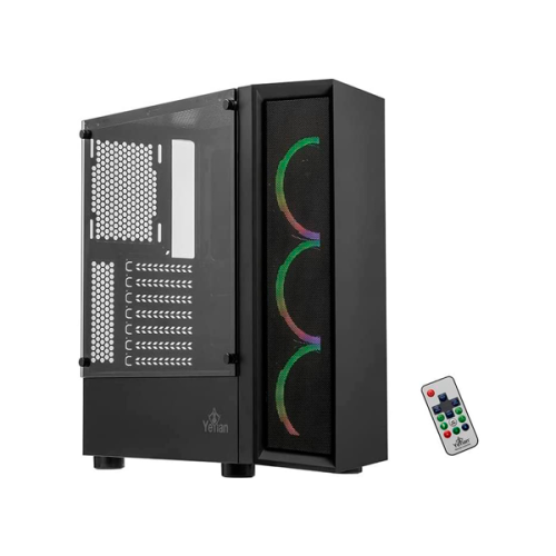 GABINETE YEYIAN GAMER YCH-ATAB-01BK VENTLE ATX 3 VENT ARGB C T LAT