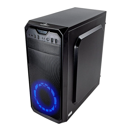 GABINETE YEYIAN GAMER YNH-SL900 STAHL 900 MESH 1VEN LED USB NEGRO