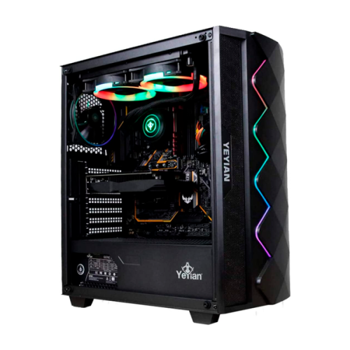 GABINETE YEYIAN YGA-49701 ABYSS 2500 ATX RGB 3VENT ARGB 2 USB3 0 NEG