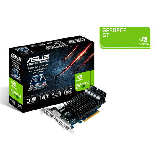 TARJETA DE VIDEO ASUS NVIDIA GEFORCE GT 730 GT730-SL-1GD3-BRK