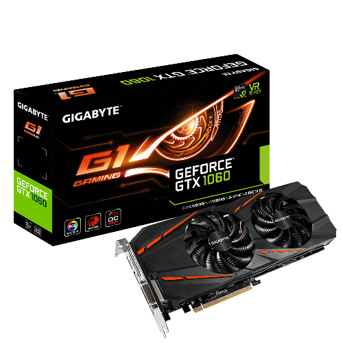 TARJETAS DE VIDEO GIGABYTE GTX 1060 3GB GDDR5/192 BITS/HDMI/DPX3/DVI-D GV-N1060G1 GAMING-3GD GV-N1060G1 GAMING-3G