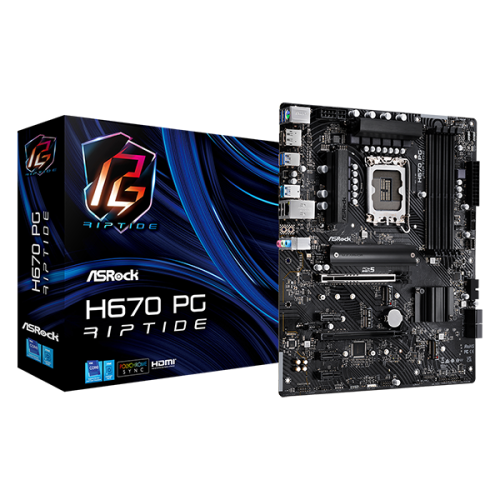 TARJETA MADRE ASROCK H670 PG RIPTIDE SOC 1700
