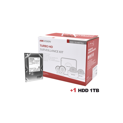 Sistema Completo de CCTV 1080p + Disco duro 1 TB HIKVISION HIK1080KIT4/1TB