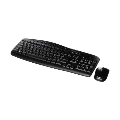 KIT TECLADO Y MOUSE VORAGO KM-303 INALAMBRICO MULTIMEDIA NEGRO