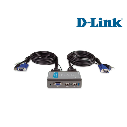 SWITCH KVM D-LINK 2 PTOS USB SOPORTE DE AUDIO KVM-222