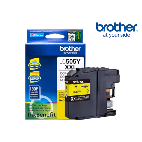 CARTUCHO BROTHER LC505Y AMARILA 1,300 PAG.APROX. ALTO REND (PROMO BROT LC505Y