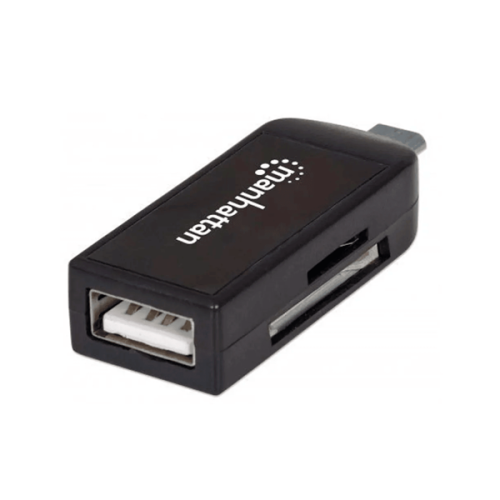 LECTOR DE TARJETAS OTG MANHATTAN 24 EN 1 USB SMARTPHONE TABLET 406222