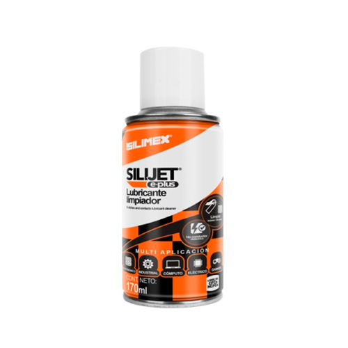 LIMPIADOR LUBRICANTE DIELECTRICO DE COMPONENTES SILIMEX SILIJET E PLUS