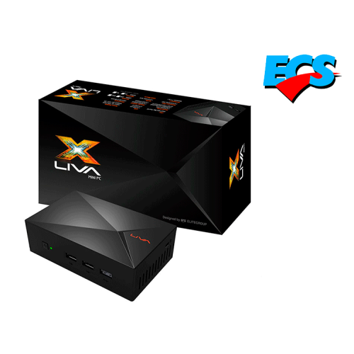 MINI PC ECS LIVAX INTEL N2808 1.58 Ghz 2GB WiFi USB3 VGA HDMI SSD 32GB