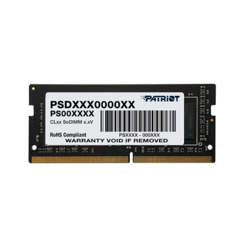 MEMORIA DDR4 PATRIOT SIGNATURE 4GB 2666MHz SODIMM PSD44G266682S 