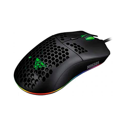 MOUSE GAME FACTOR PIXART 3327 6 2 KDPI 7BOTONES RGB NEGRO MOG501