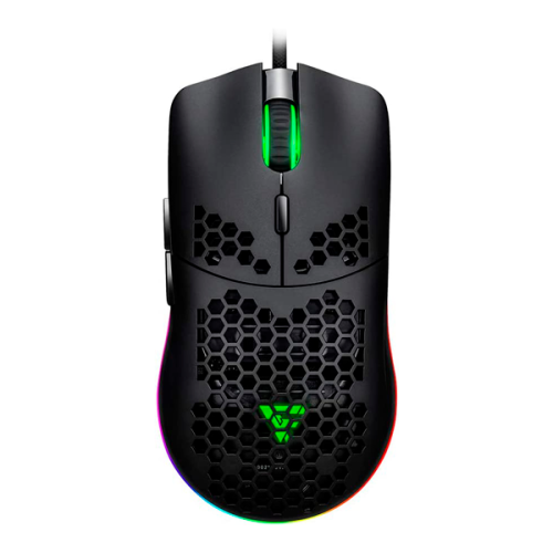 MOUSE GAME FACTOR PIXART 3389 16 KDPI 7BOTONES RGB NEGRO MOG601-BK