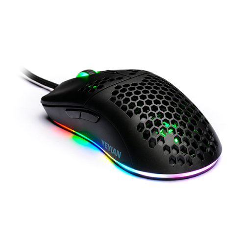 MOUSE GAMER YEYIAN YMG-24310 LINKS 3000 RGB 6 BOT USB 7200 DPIS NEGR