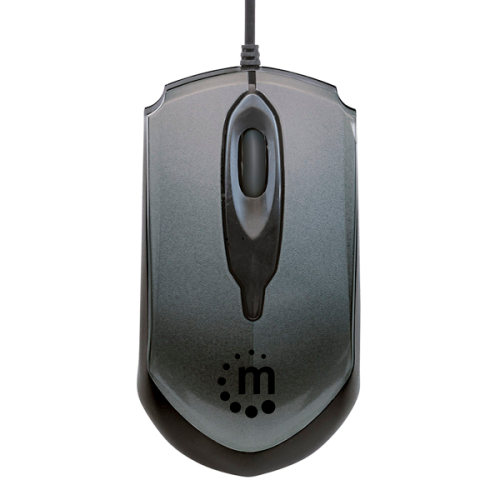MOUSE OPTICO MANHATTAN EDGE USB GRIS NEGRO 179423
