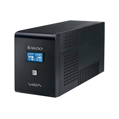 NO BREAK/UPS VICA 1600VA/900W 8 TOMAS(4/4) NEMA 5-15R (S 1600)