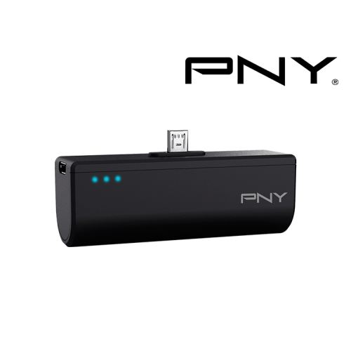 BATERIA PORTÁTIL DE BASE PARA SMARTPHONES MICRO USB DCM2200 PNY P-B-2200-M-K01-RB