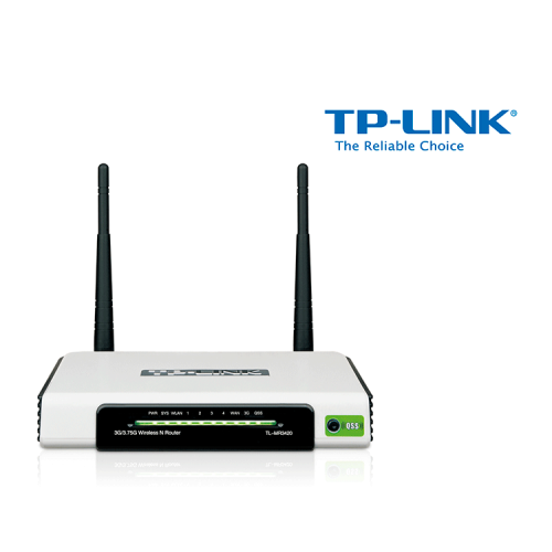 ROUTER INALAMBRICO 3G N300MBPS COMP MODEM USB TPLINK TL-MR3420