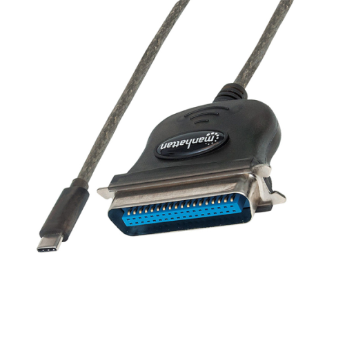 CONVERTIDOR MANHATTAN USB C A PARALELO CEN36 M-M 1 0M IMPRESORA 152525